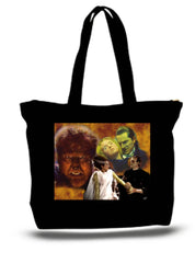 Bride Of Frankenstein Dracula And The Werewolf Large Tote