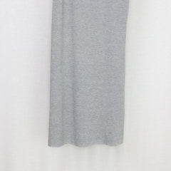 Elastic Waist Wide Leg Pants Grey