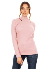 EGI Exclusive Collections Merino Wool Blend Mock Neck Top with Long