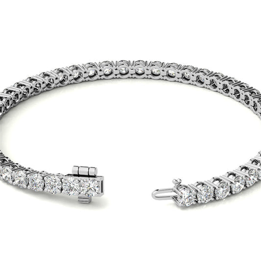 6.5 CTW Lab Grown Diamond Tennis Bracelet in 14kt White/Yellow Gold