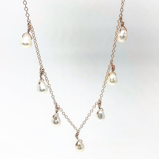 Pearl Teardrop Necklace