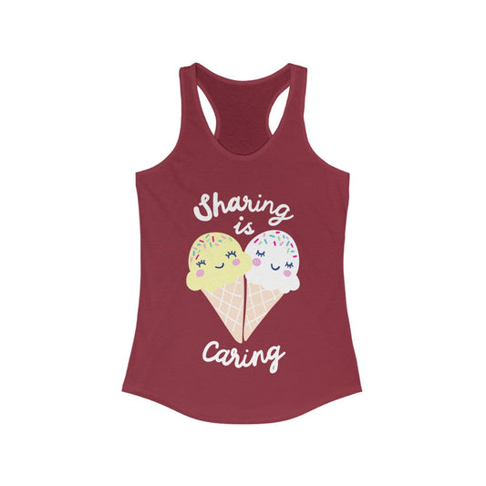 Sharing is Caring Racerback Tank Top