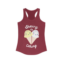 Sharing is Caring Racerback Tank Top