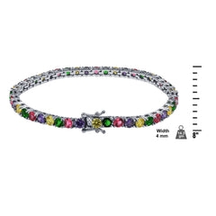 cz-multi color stone-bracelet-9605469