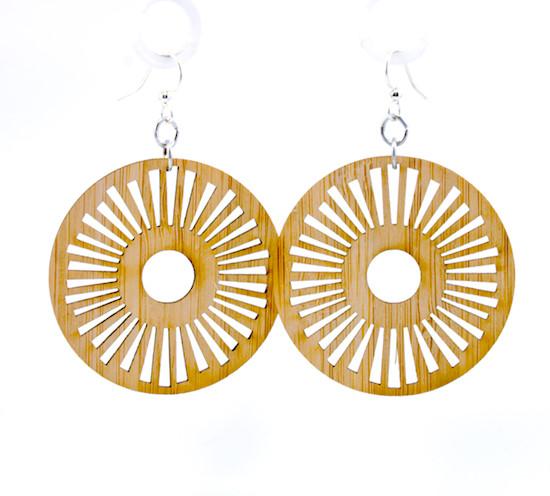 Tribal Sun Bamboo Earrings #983