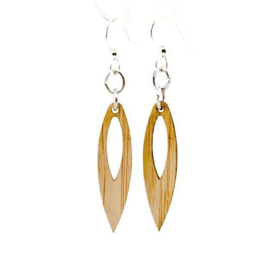 Pointed Drop Bamboo Earrings #993