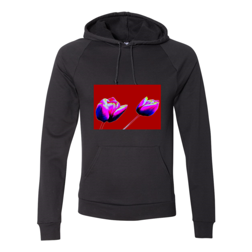 Red Tulips Women's Cali Fleece Pullover Hoodie