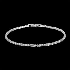 8.00 CTTW Certified Gemstone Tennis Bracelet in 18K Gold Plating - 15