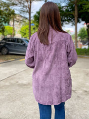 PREORDER: Avery Corduroy Jacket in Purple