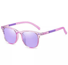 Purple with Purple Lens Rainbow Sunglasses