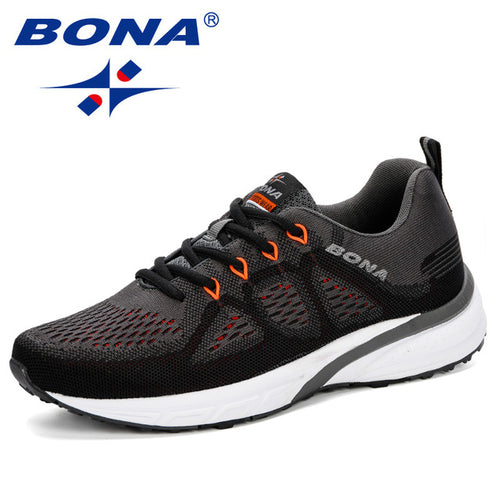 Bona Sneakers Men Shoes Sport Mesh Trainers Lightweight Baskets Femme