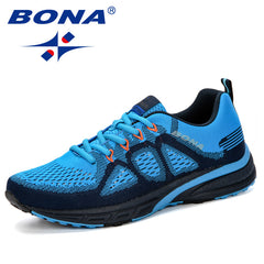 Bona Sneakers Men Shoes Sport Mesh Trainers Lightweight Baskets Femme