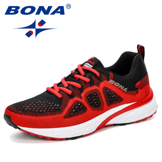 Bona Sneakers Men Shoes Sport Mesh Trainers Lightweight Baskets Femme