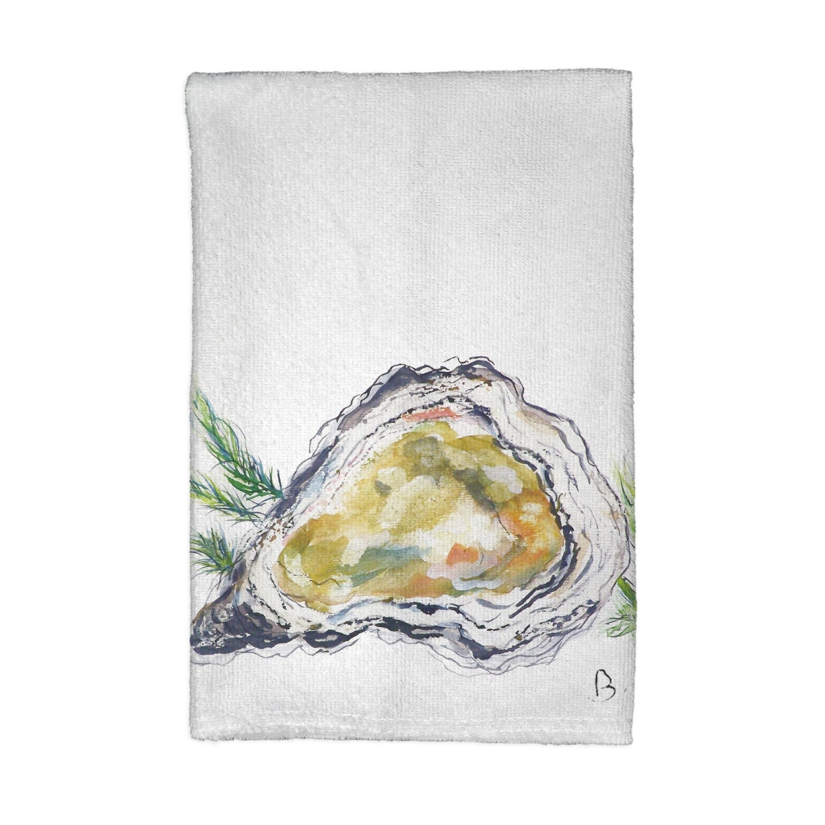 Betsy Drake KT121 Oyster Fish Kitchen Towel