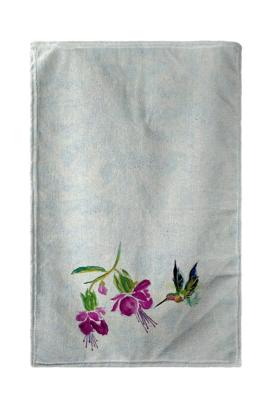 Betsy Drake BT940 Purple Hummingbird Beach Towel - 30 x 50 in.