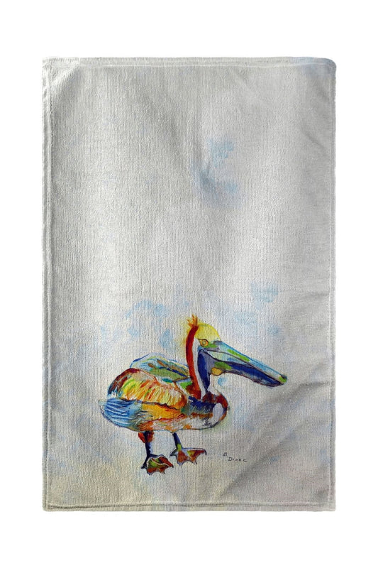 Betsy Drake BT983A Heathcliff Pelican Beach Towel - 30 x 50 in.