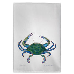 Betsy Drake GT005 Male Blue Crab Guest Towel - 20 x 20 in.