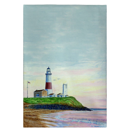 Betsy Drake GT162 Montauk Lighthouse Guest Towel - 20 x 20 in.