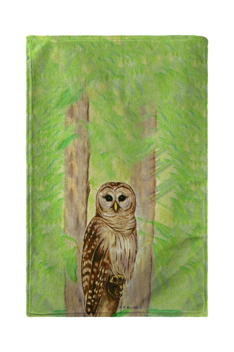 Betsy Drake BT240 30 x 50 in. Owl Beach Towel