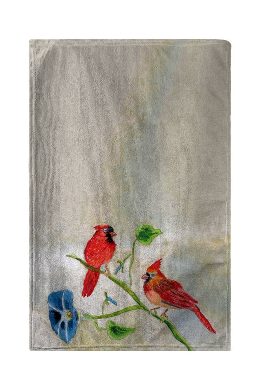 Betsy Drake BT270 30 x 50 in. Betsys Cardinals Beach Towel