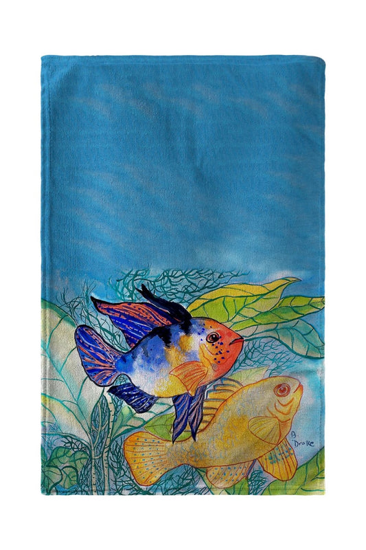 Betsy Drake BT300 30 x 50 in. Betsys Two Fish Beach Towel