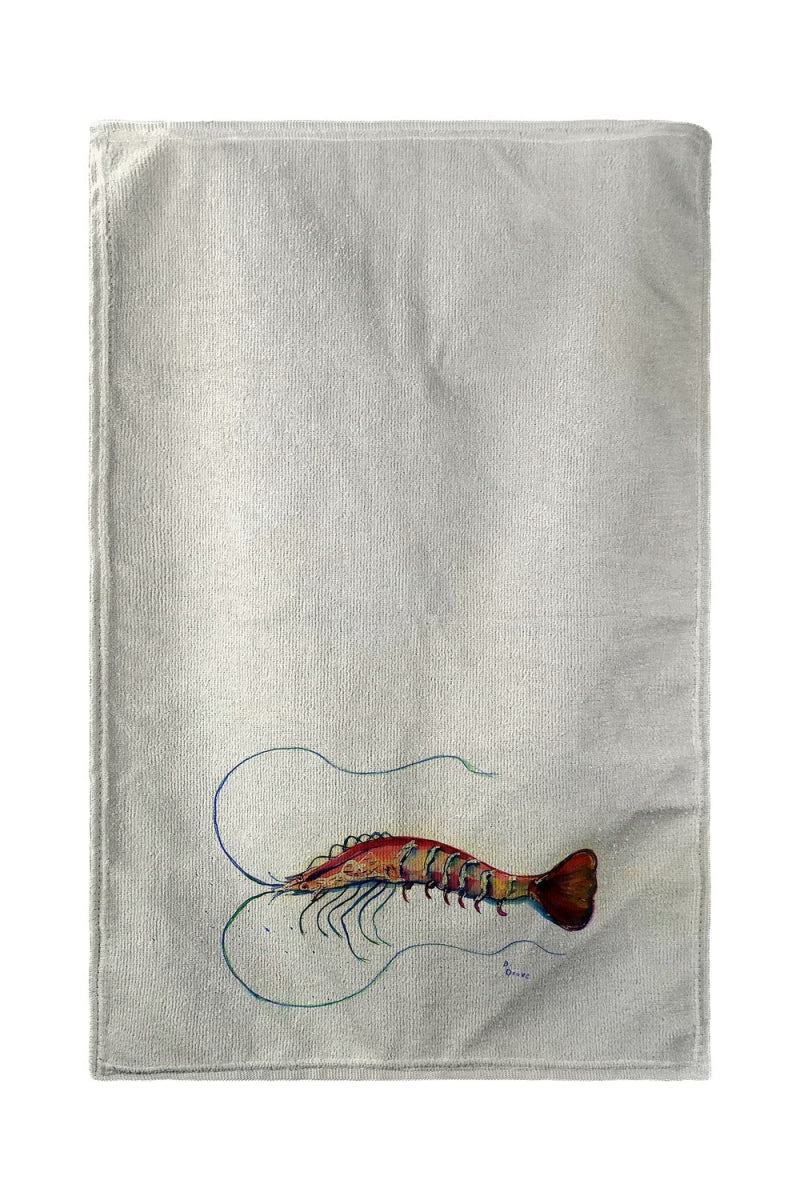 Betsy Drake BT395 30 x 50 in. Betsys Shrimp Beach Towel