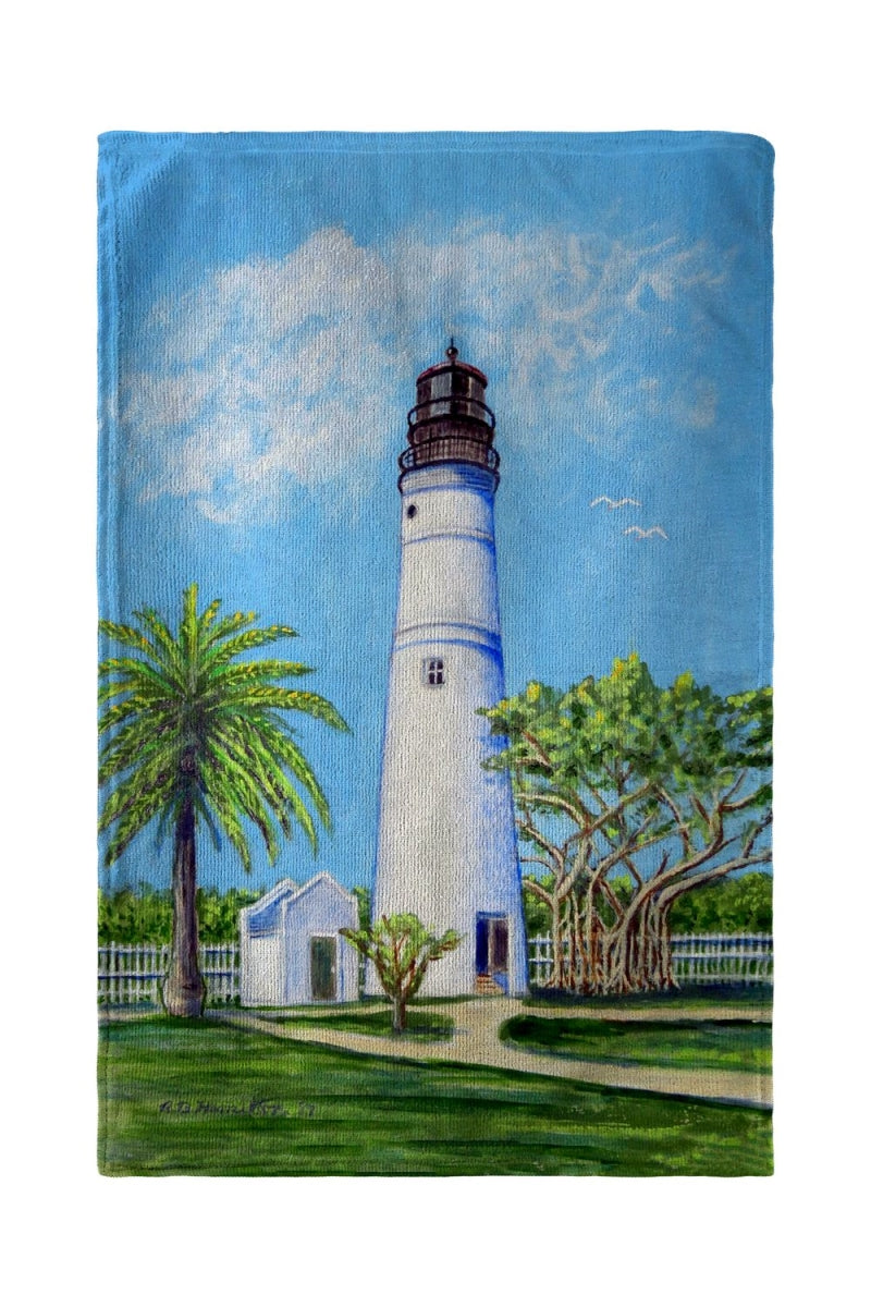 Betsy Drake BT641 30 x 50 in. Key West Lighthouse Beach Towel