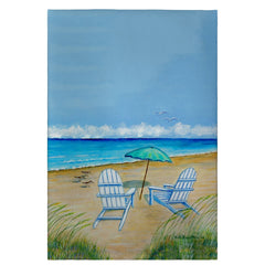 Betsy Drake GT997 20 x 20 in. Adirondack Chairs Guest Towel