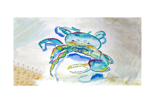 Betsy Drake BT1014 Blue Fiddler Crab Beach Towel