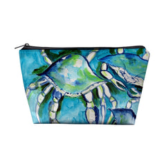 Betsy Drake PC1134 8.5 x 6 in. White Crabs Pouch