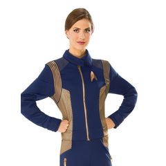 Rubies 279840 Star Trek Discovery Womens Copper Operations Uniform&#44