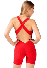 Back Cross Strap Yoga Jumpsuit