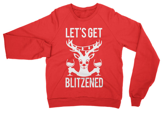 LET'S GET BLITZENED Christmas Sweater Glasses