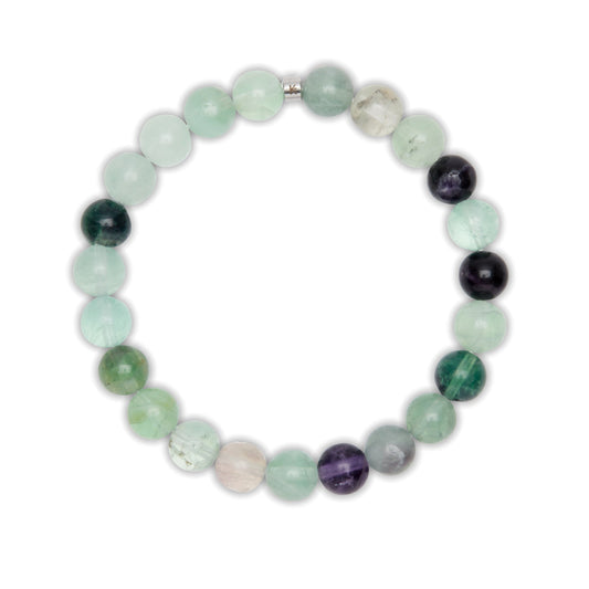 Bracelet en Fluorite Arc-en-Ciel "Energie"