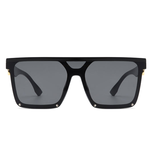 Sunquest - Oversized Square Flat Top Sunglasses for Women