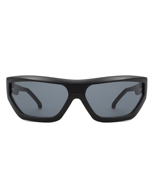 Tybalt - Square Wrap Around Geometric Fashion Sunglasses