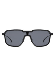 Fusion - Retro Oversized Square Geometric Fashion Sunglasses