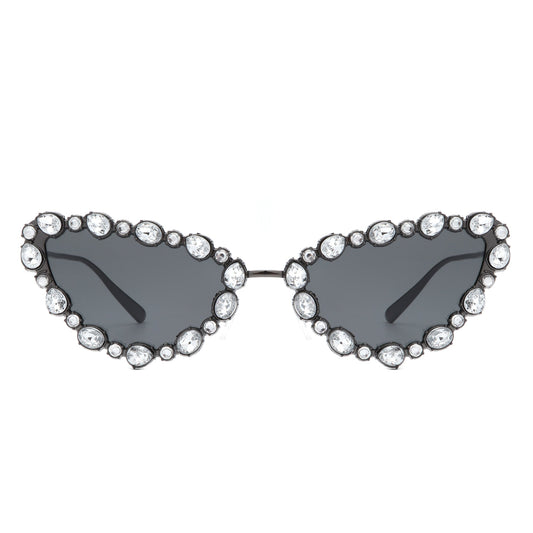 Elevate - Luxury Rhinestone Cat Eye Sunglasses