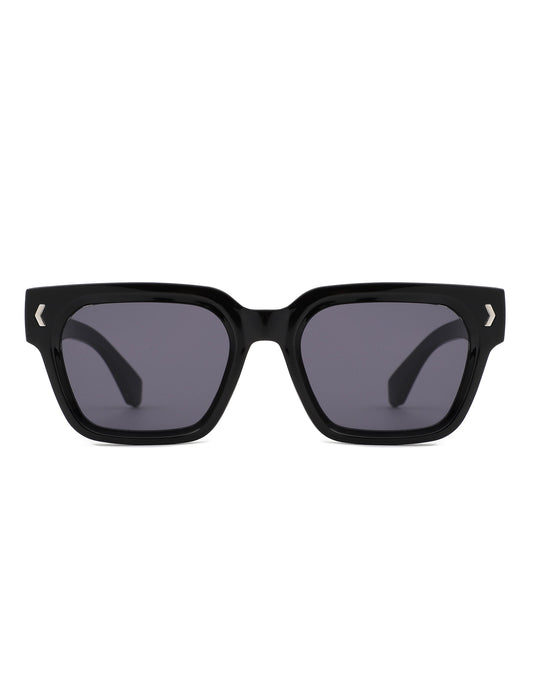 Rutrary - Retro Thick Frame Fashion Square Sunglasses