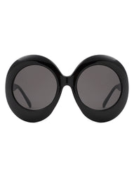 Quest - Oversized Oval Round Women's Fashion Sunglasses