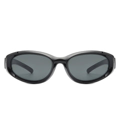 Nudge - Rectangle Retro Chic Oval Fashion Sunglasses