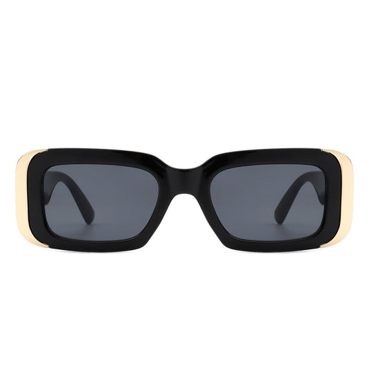 Quixotic - Rectangle Narrow Fashion Tinted Square Sunglasses