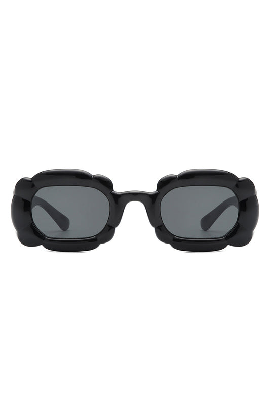 Uplift - Geometric Irregular Thick Frame Square Fashion Sunglasses