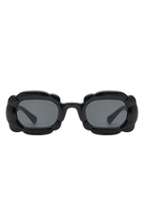 Uplift - Geometric Irregular Thick Frame Square Fashion Sunglasses