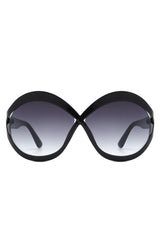 Raelis - Oversized Chic Oval Fashion Women's Round Sunglasses