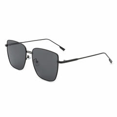 Eskuitan | Women Square Metal Oversize Fashion Sunglasses