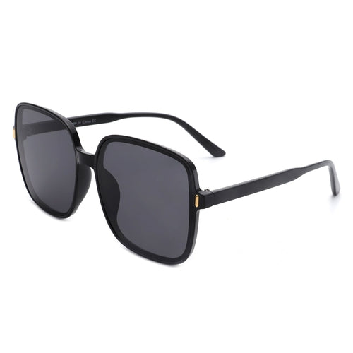 Mira - Classic Oversized Square Flat Top Women's Sunglasses