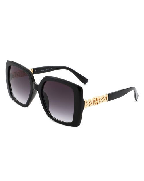 Thorne - Women's Oversized Flat Top Square Fashion Sunglasses