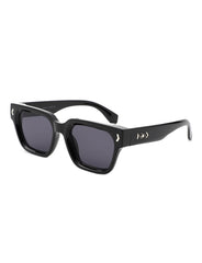 Rutrary - Retro Thick Frame Fashion Square Sunglasses