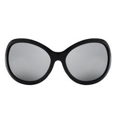 Aerith - Oversized Curved Round Fashion Sunglasses for Women